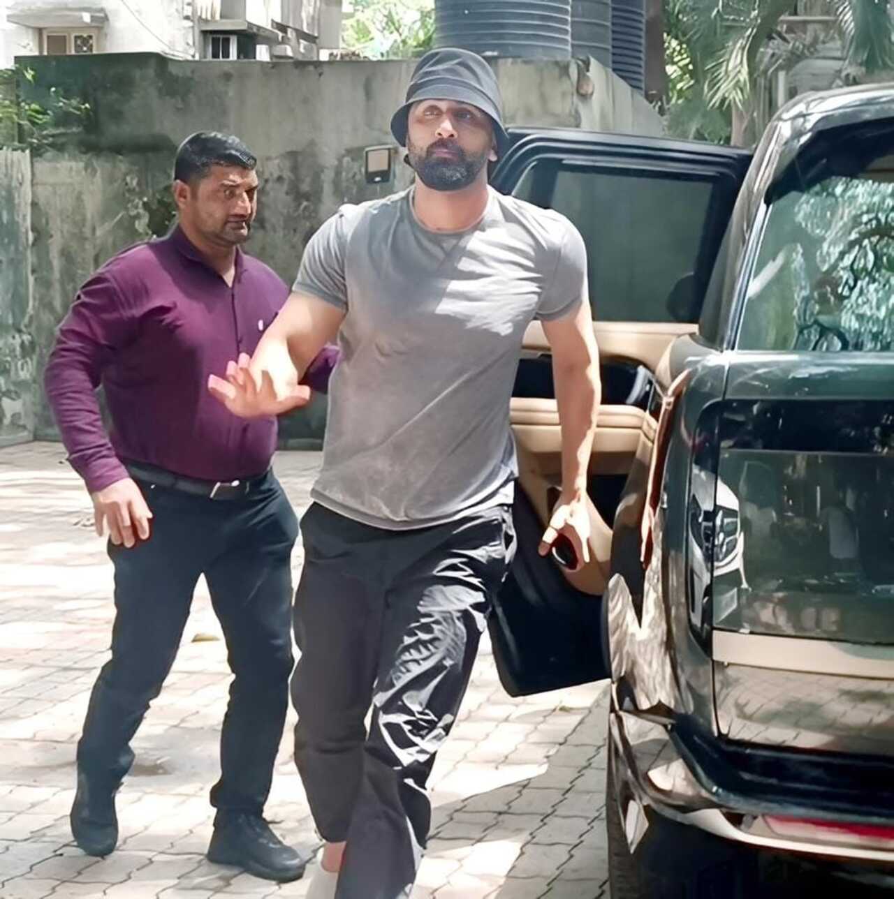 Ranbir Kapoor was seen in the city